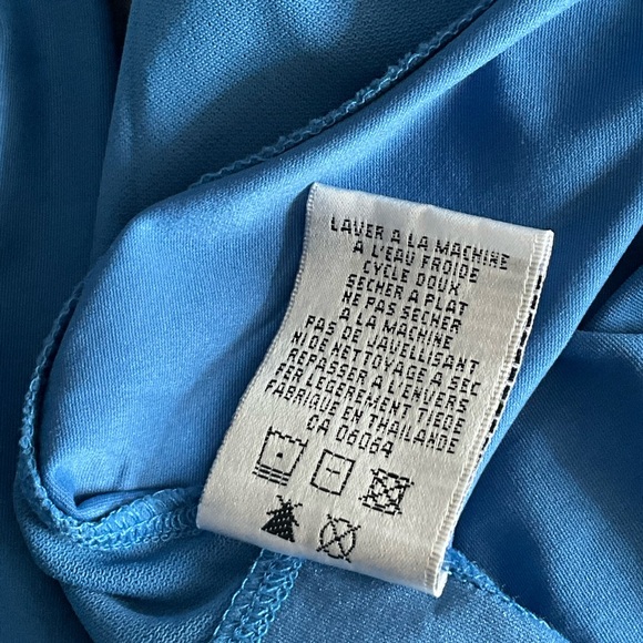 Bugatchi Shirt Womens M-Blue Solid Top Long Sleeve Golf Tennis Sport Ladies(UV50 - Picture 13 of 13